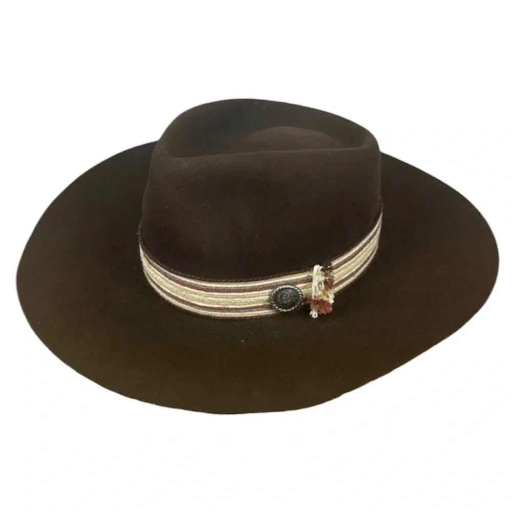 Renegade by Bailey Brown 100% Wool Cowboy Hat Size Medium